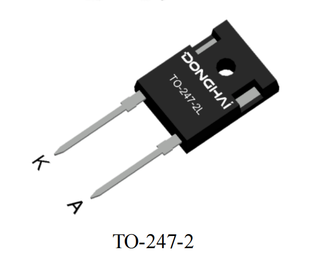 20A 650V SiC Schottky Barrier Diode DCCT20D65G4 TO-247-2L